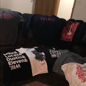 Stranger Things tees and hoodies